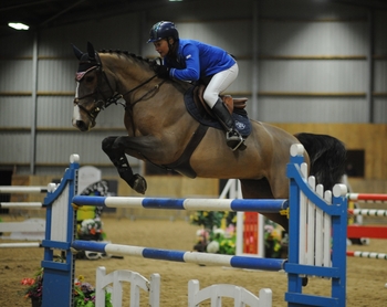 Carron Nicol wins the Grand Prix at Onley Grounds Equestrian Complex